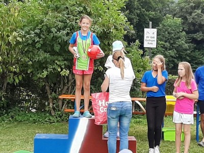 Maya Kammerer von der KV Esslingen gewinnte die Goldmedaille. Platz vier gewinnt Meret Vieth von der SV 1845.